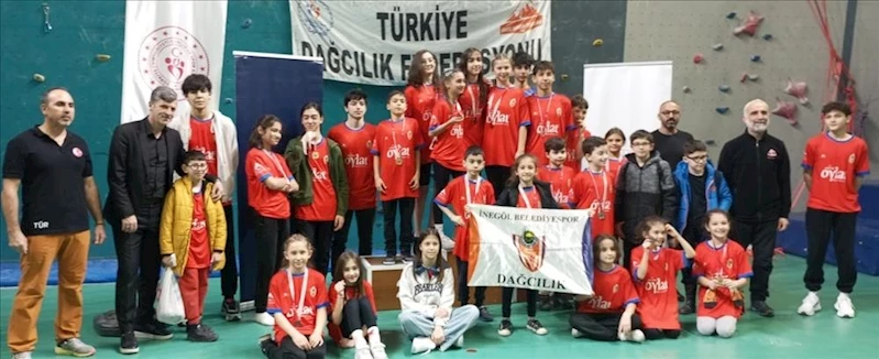 İnegöllü Dağcılık Branşı Ekiplerinden 40 Madalya