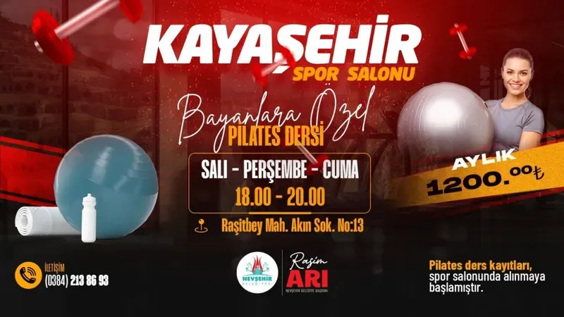 Nevşehir Belediyesi Kadınlara Yönelik Pilates Dersleri Düzenliyor