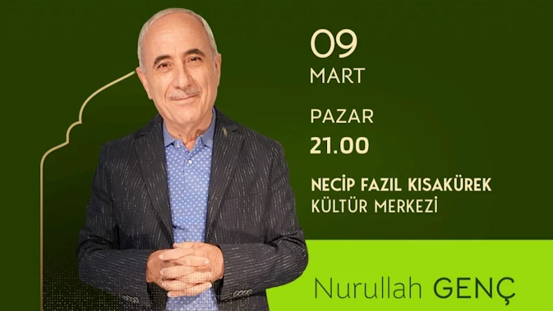 Nurullah Genç, Büyükşehir’in Ramazan Etkinliklerinde