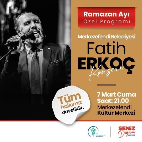 Merkezefendi’de Fatih Erkoç’tan Ramazan’a Özel Konser