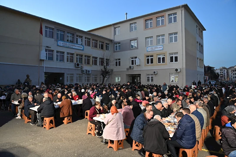 Halk Sofraları Zafer Mahallesi’ne Konuk Oldu