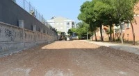 TOKİ Gazi konutlarında asfalt hazırlığı başladı