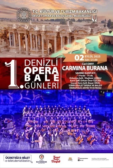 Denizli Opera ve Bale Günleri’nde Carmina Burana rüzgarı esecek