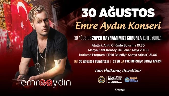 ALANYA’DA ZAFER BAYRAMI COŞKUSU YAŞANACAK