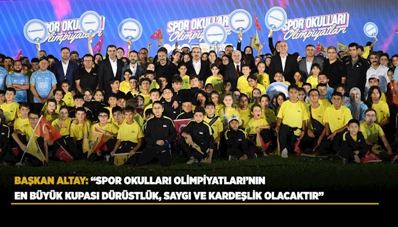 KONYA BÜYÜKŞEHİR’DEN BİR İLK DAHA: “SPOR OKULLARI OLİMPİYATLARI”