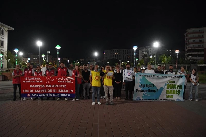 EŞBAŞKANLAR 1 EYLÜL DÜNYA BARIŞ GÜNÜ ETKİNLİKLERİNE KATILDI.