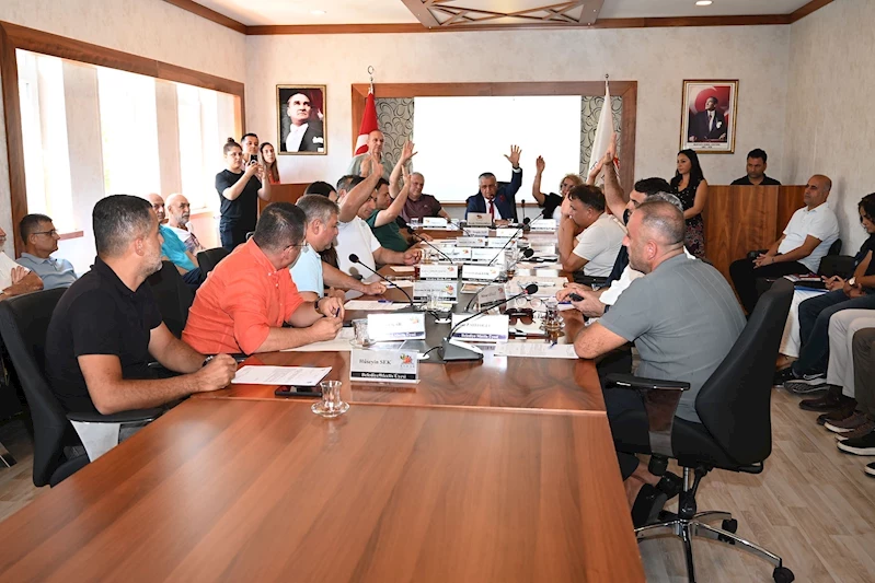 Kemer Belediyesi Eylül ayı meclisi yapıldı