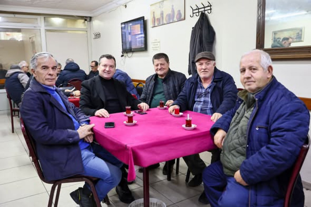 Başkan Balcıoğlu, Daylan Kıraathanesi’nde Vatandaşlarla Buluştu